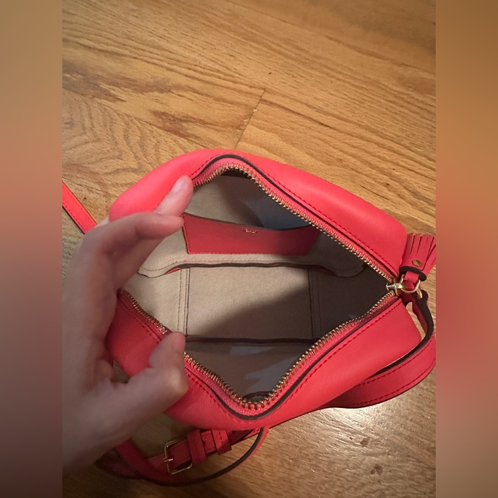 Anya Hindmarch Coral Pink Eye Detail Crossbody - Picture 5 of 7